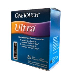 Tiras Reactivas Cintas Onetouch Ultra - 25 Unidades
