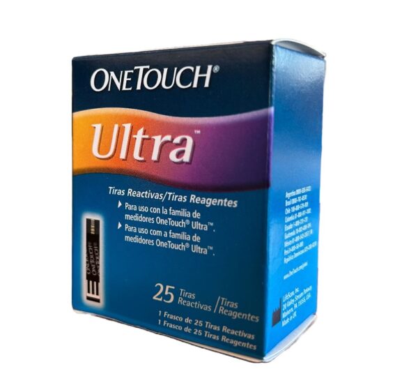 Tiras Reactivas Cintas Onetouch Ultra - 25 Unidades