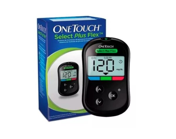 Glucómetro Onetouch Select Plus Flex Negro