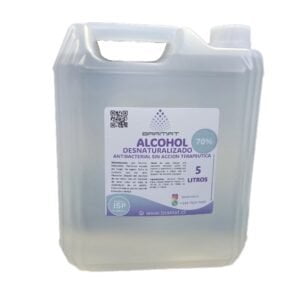 Alcohol Desnaturalizado 70% 5 LT Reg ISP