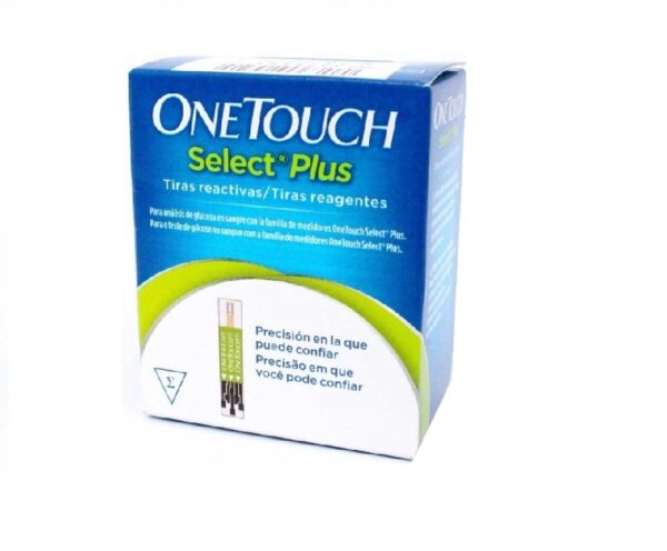 25 Tiras Reactivas One Touch Select Plus