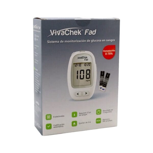Glucometro Vivachek Fad - Imagen 2