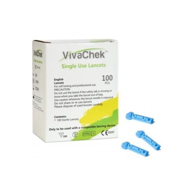Lancetas Vivachek - 100 Unidades