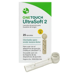 Lancetas One Touch Ultrasoft X25