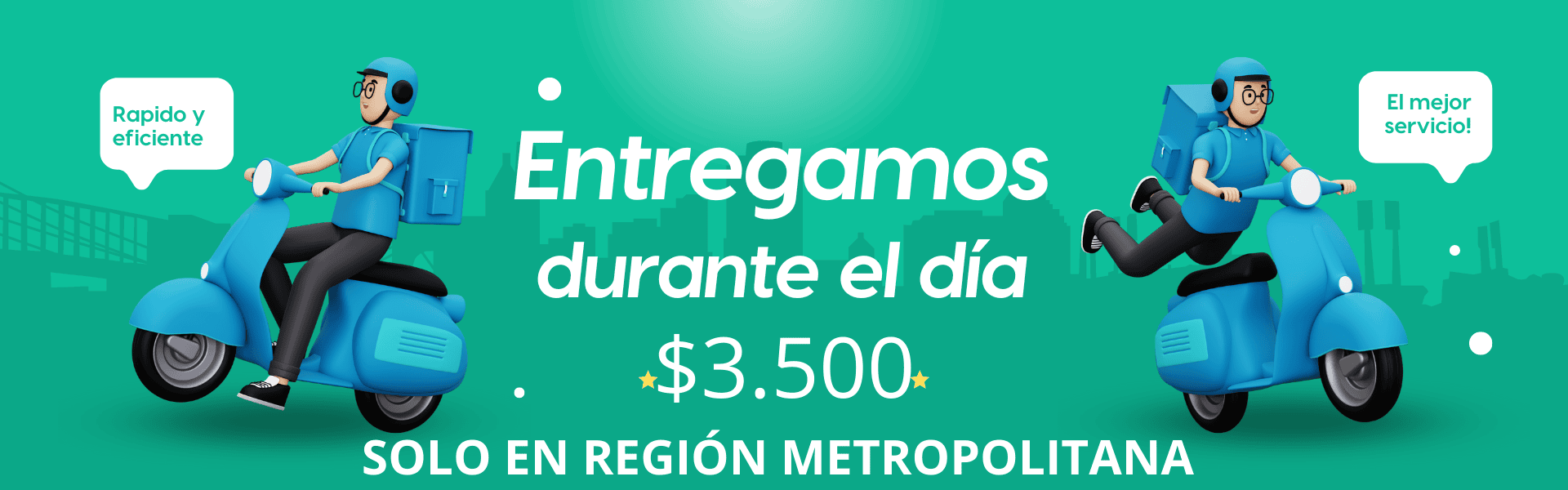 SOLO EN REGIÓN METROPOLITANACompra Am: Llega Hoy Compras Pm: Llega el día hábil siguiente
